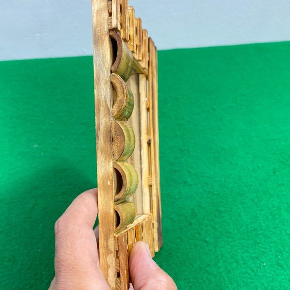 Vintage Handmade Wood Frame - Handmade Wooden Picture Frame - Picture Frames - S - Picture 3 of 9